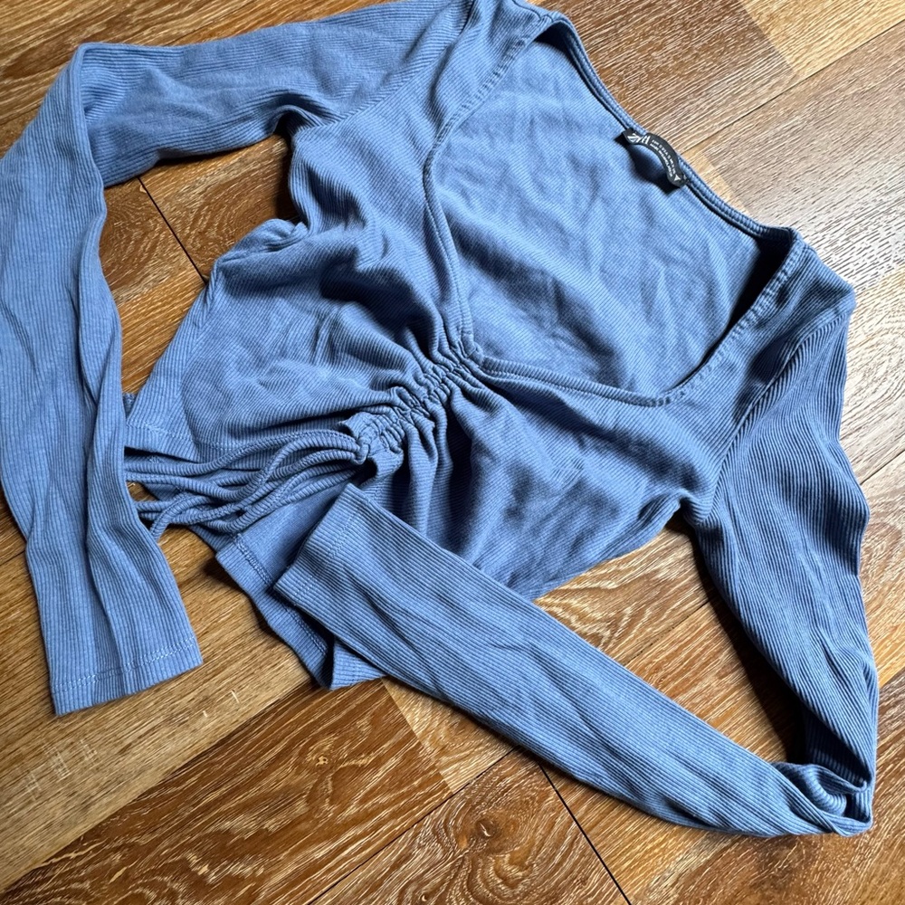 Blue Long Sleeve Women's Top